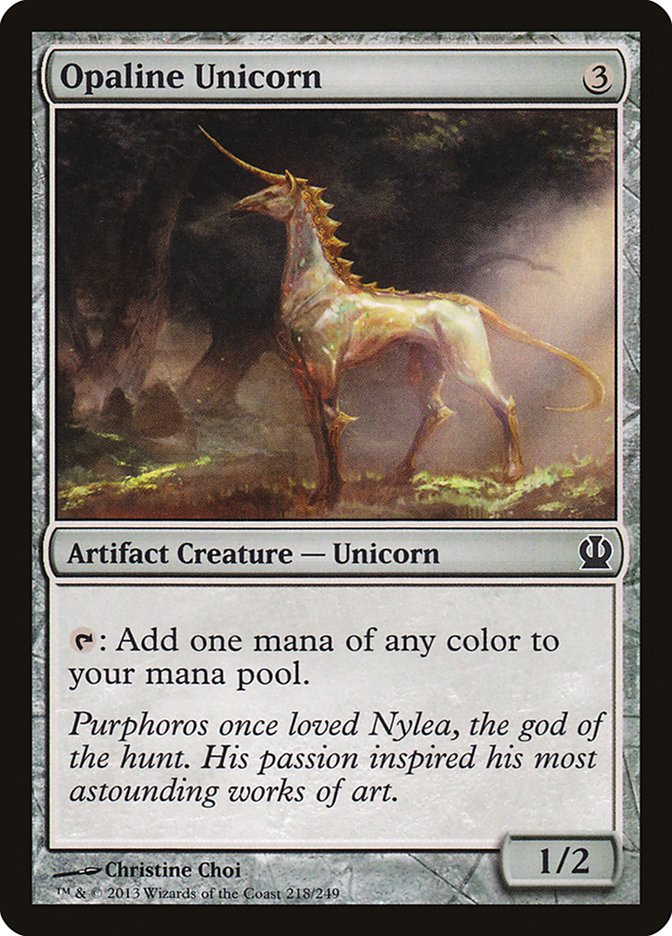 Opaline Unicorn [Theros] | Game Master's Emporium (The New GME)