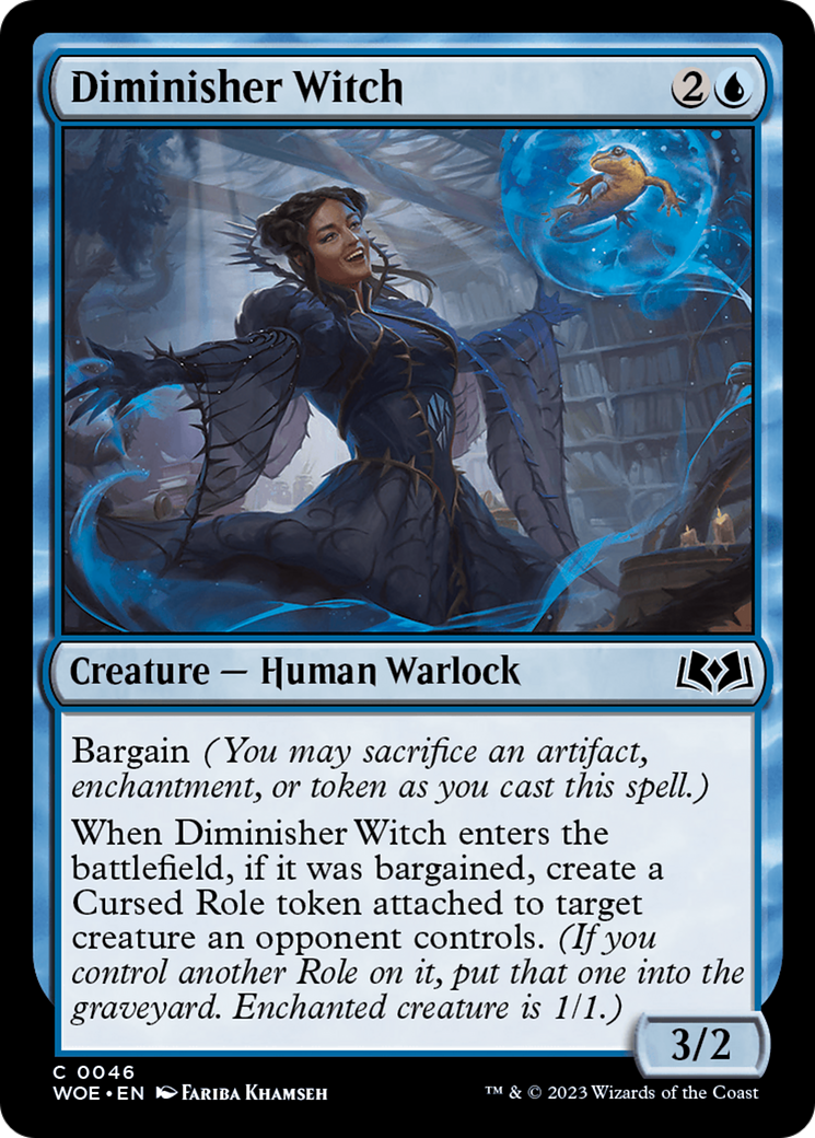 Diminisher Witch [Wilds of Eldraine] | Game Master's Emporium (The New GME)