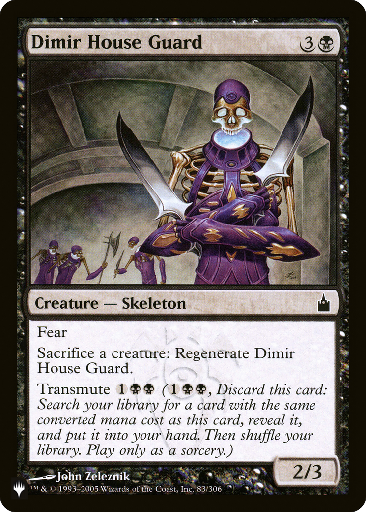 Dimir House Guard [The List Reprints] | Game Master's Emporium (The New GME)