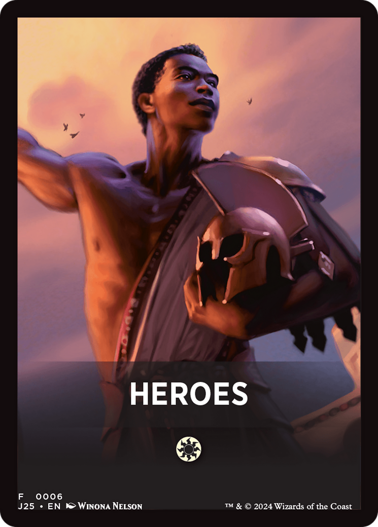 Heroes Theme Card [Foundations Jumpstart Front Cards] | Game Master's Emporium (The New GME)