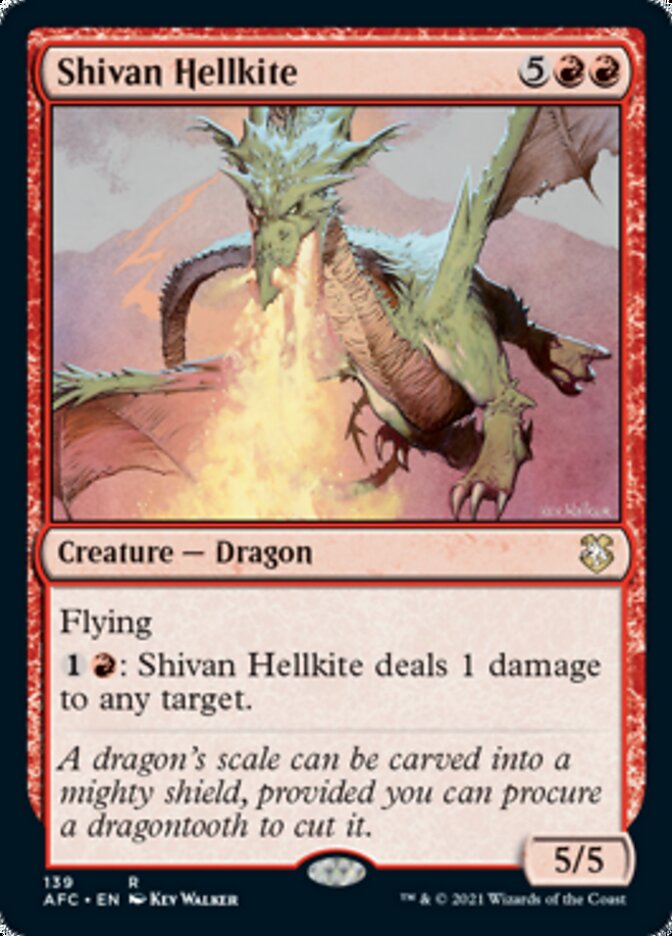 Shivan Hellkite [Dungeons & Dragons: Adventures in the Forgotten Realms Commander] | Game Master's Emporium (The New GME)