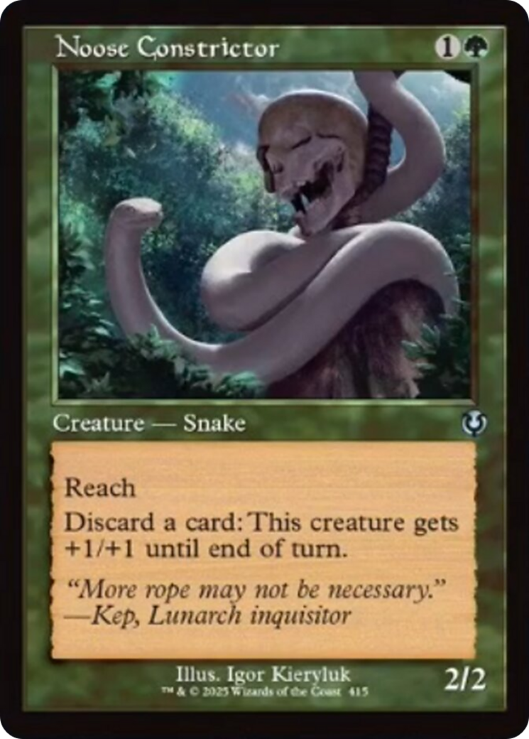 Noose Constrictor (Retro Frame) [Innistrad Remastered] | Game Master's Emporium (The New GME)