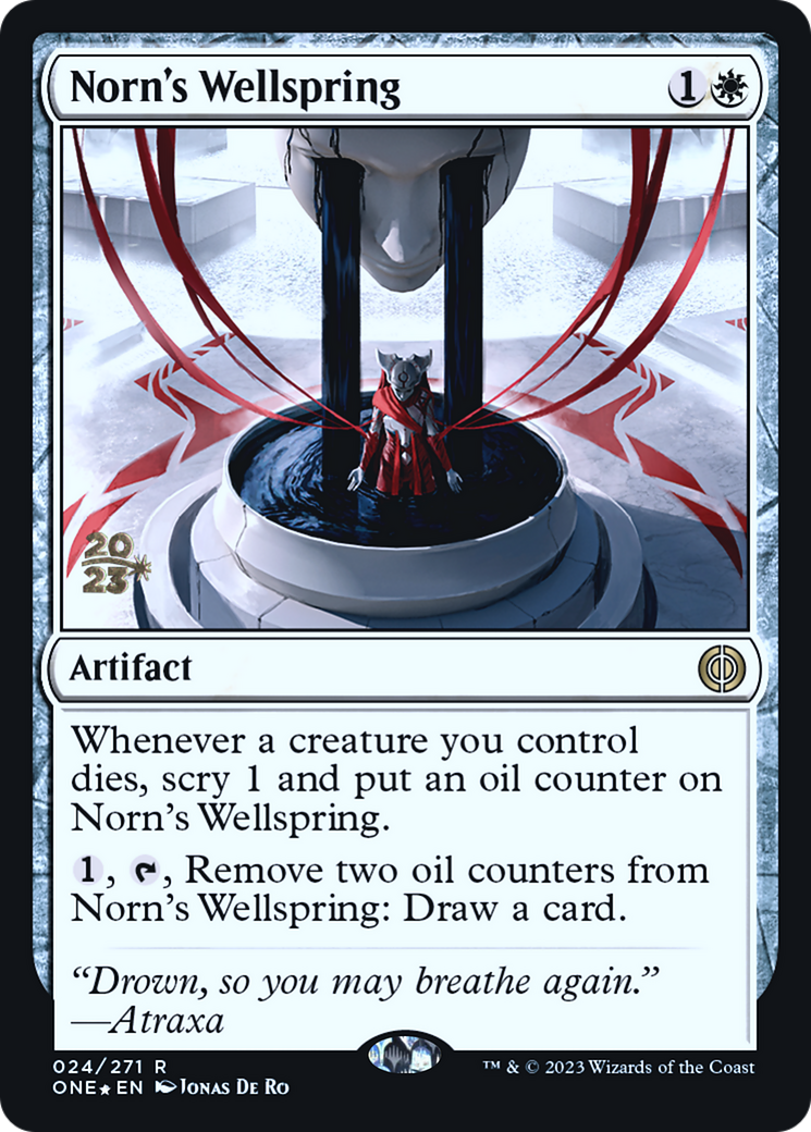 Norn's Wellspring [Phyrexia: All Will Be One Prerelease Promos] | Game Master's Emporium (The New GME)