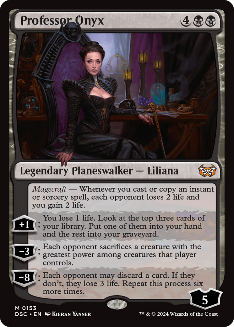 Professor Onyx [Duskmourn: House of Horror Commander] | Game Master's Emporium (The New GME)