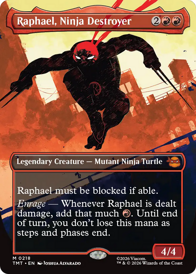 Raphael, Ninja Destroyer (Borderless) [Teenage Mutant Ninja Turtles] | Game Master's Emporium (The New GME)