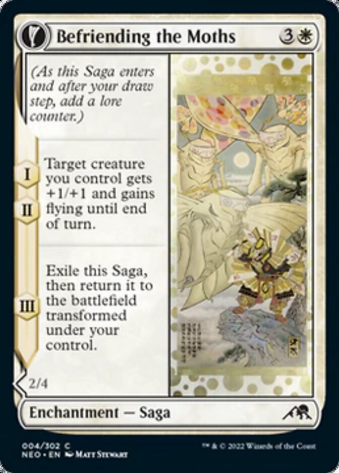 Befriending the Moths // Imperial Moth [Kamigawa: Neon Dynasty] | Game Master's Emporium (The New GME)