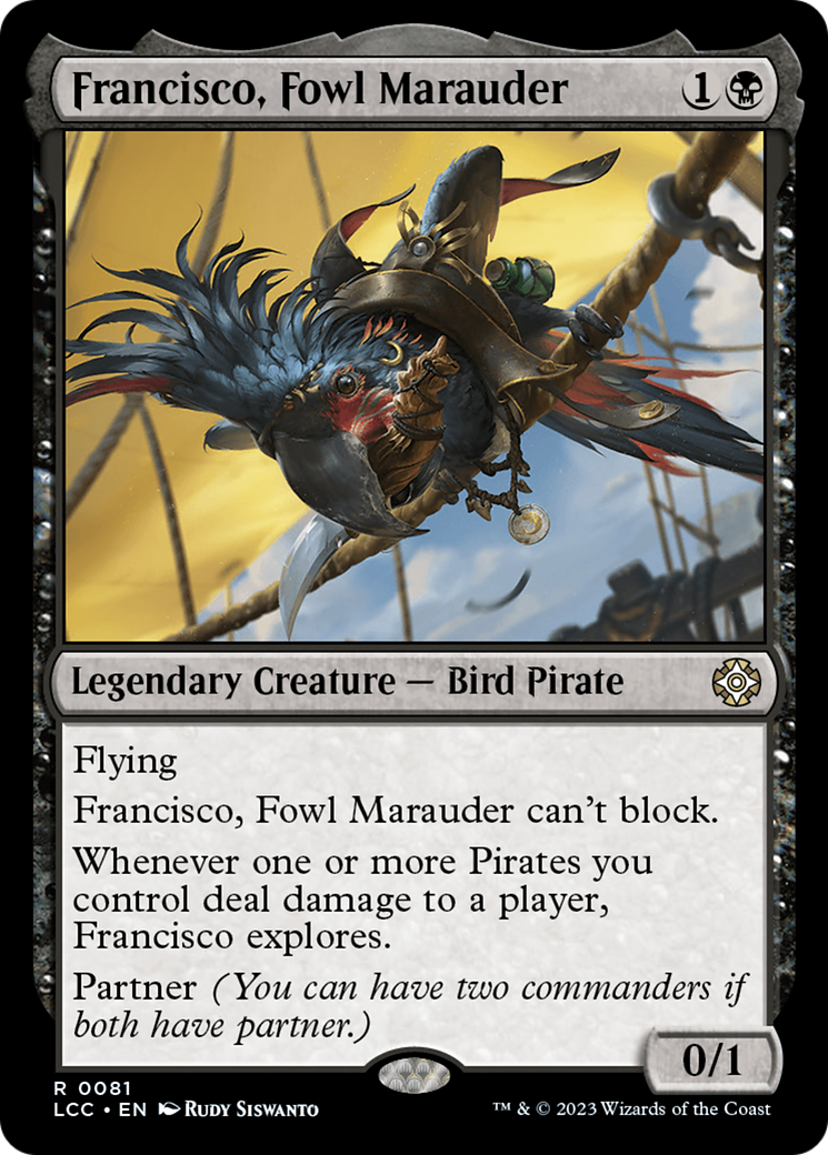 Francisco, Fowl Marauder [The Lost Caverns of Ixalan Commander] | Game Master's Emporium (The New GME)
