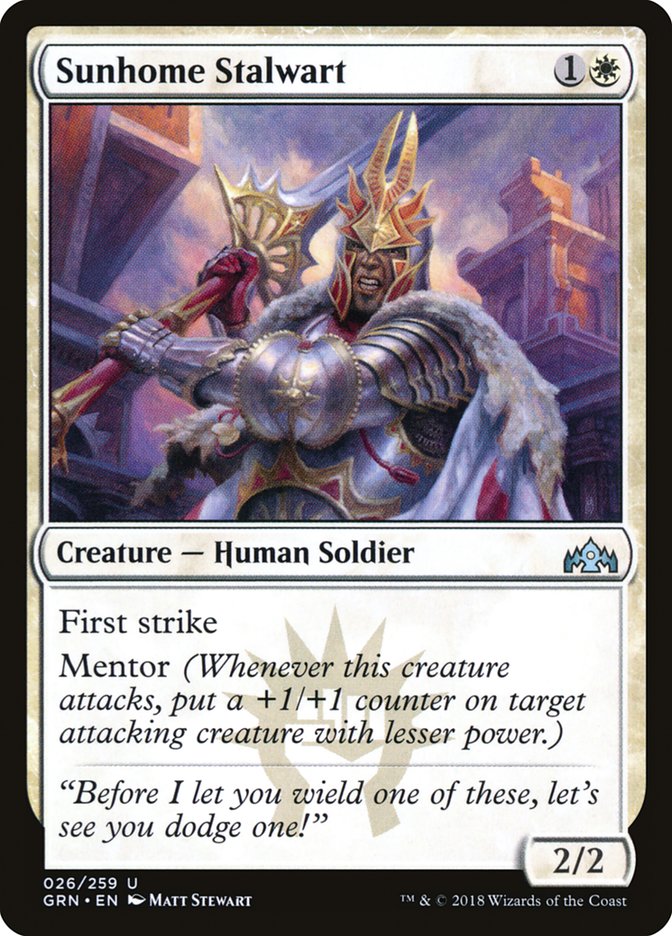 Sunhome Stalwart [Guilds of Ravnica] | Game Master's Emporium (The New GME)