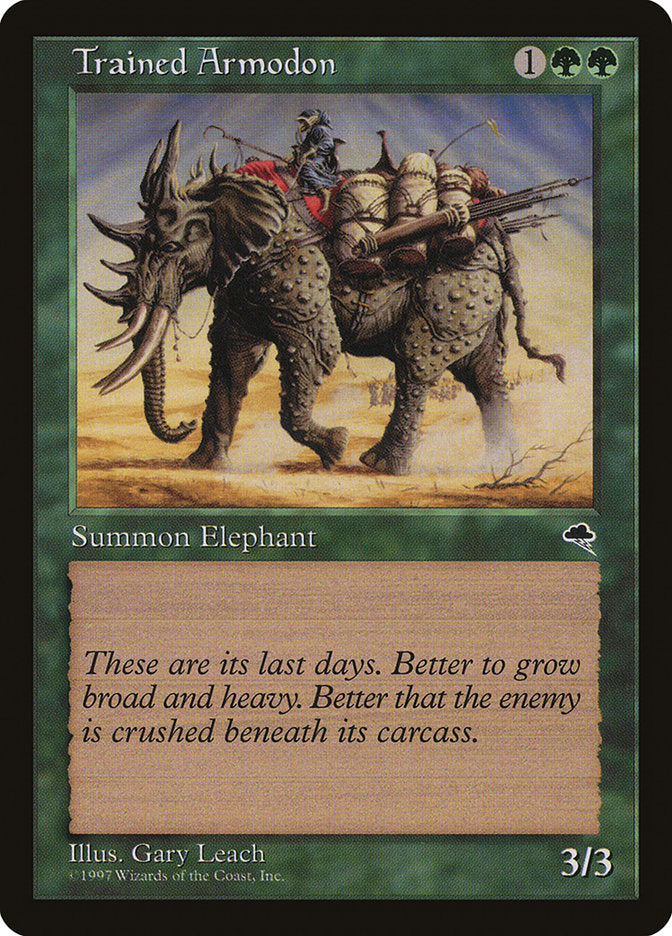 Trained Armodon [Tempest] | Game Master's Emporium (The New GME)