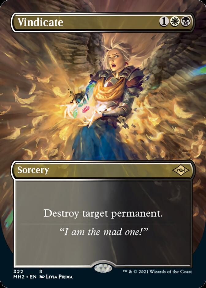 Vindicate (Borderless Alternate Art) [Modern Horizons 2] | Game Master's Emporium (The New GME)