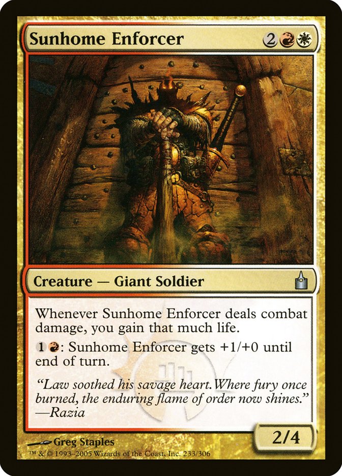 Sunhome Enforcer [Ravnica: City of Guilds] | Game Master's Emporium (The New GME)