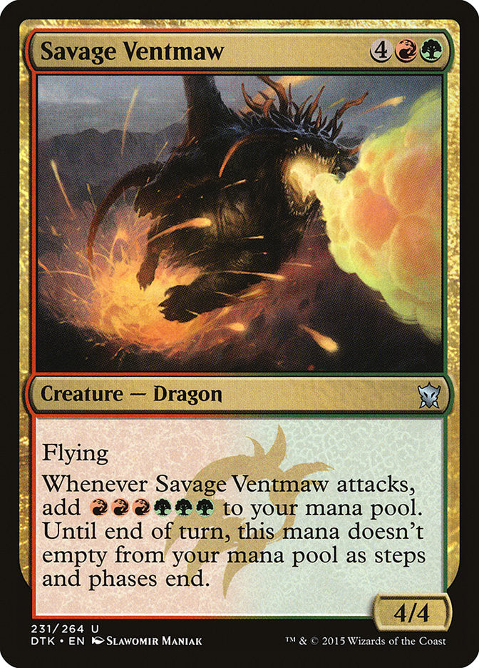 Savage Ventmaw [Dragons of Tarkir] | Game Master's Emporium (The New GME)