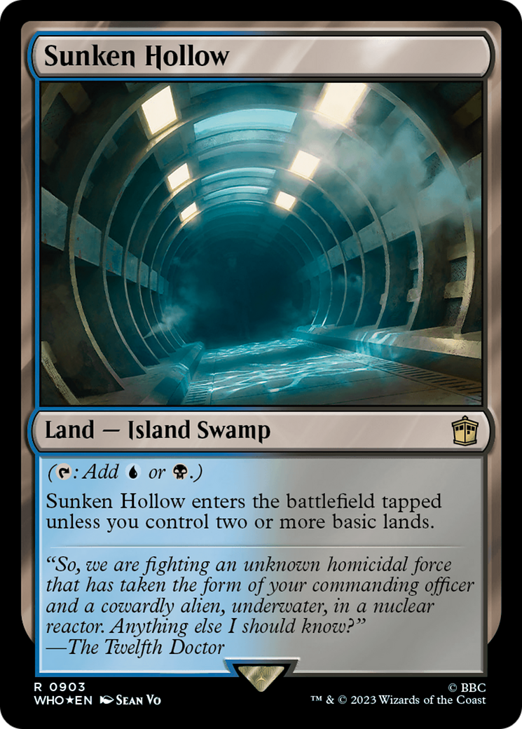 Sunken Hollow (Surge Foil) [Doctor Who] | Game Master's Emporium (The New GME)