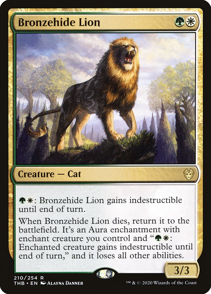 Bronzehide Lion [Theros Beyond Death] | Game Master's Emporium (The New GME)