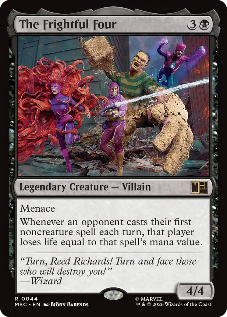The Frightful Four (Surge Foil) [Marvel Super Heroes Commander] | Game Master's Emporium (The New GME)