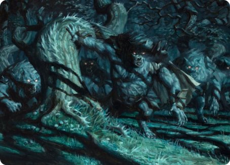 Unnatural Moonrise Art Card [Innistrad: Midnight Hunt Art Series] | Game Master's Emporium (The New GME)