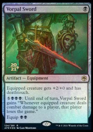 Vorpal Sword [Dungeons & Dragons: Adventures in the Forgotten Realms Prerelease Promos] | Game Master's Emporium (The New GME)