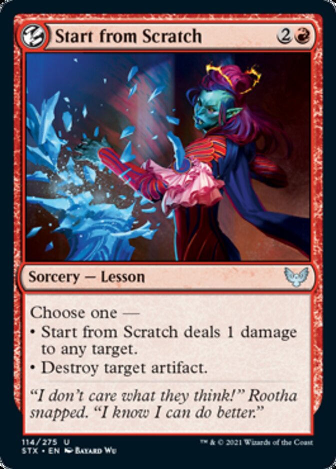 Start from Scratch [Strixhaven: School of Mages] | Game Master's Emporium (The New GME)