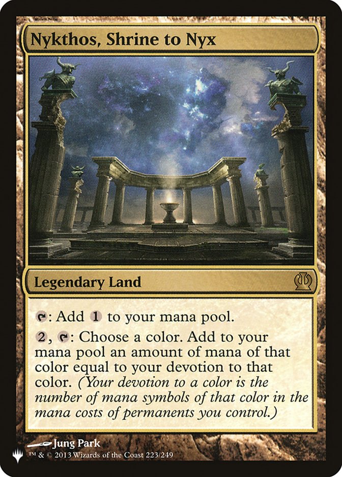 Nykthos, Shrine to Nyx [The List] | Game Master's Emporium (The New GME)
