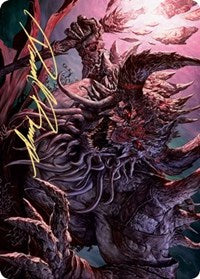Dream Devourer Art Card (Gold-Stamped Signature) [Kaldheim Art Series] | Game Master's Emporium (The New GME)