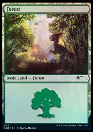 Forest (Dinosaurs) (575) [Secret Lair Drop Promos] | Game Master's Emporium (The New GME)