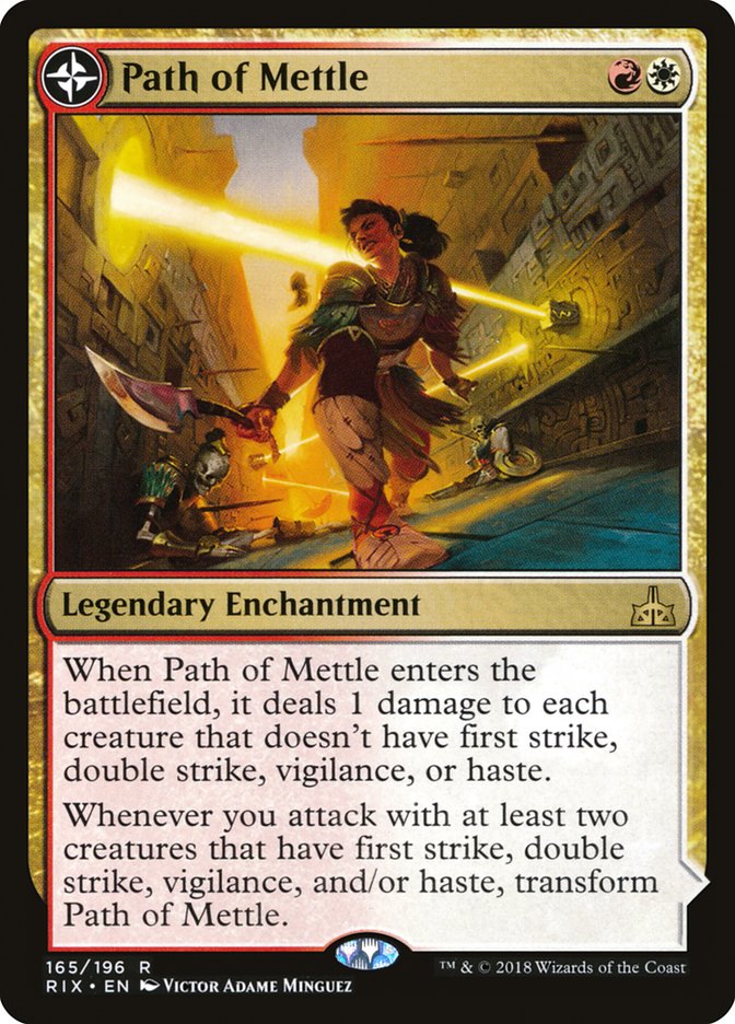 Path of Mettle // Metzali, Tower of Triumph [Rivals of Ixalan] | Game Master's Emporium (The New GME)