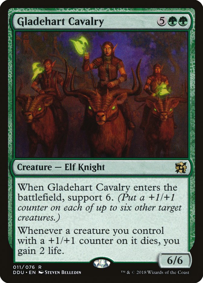 Gladehart Cavalry [Duel Decks: Elves vs. Inventors] | Game Master's Emporium (The New GME)