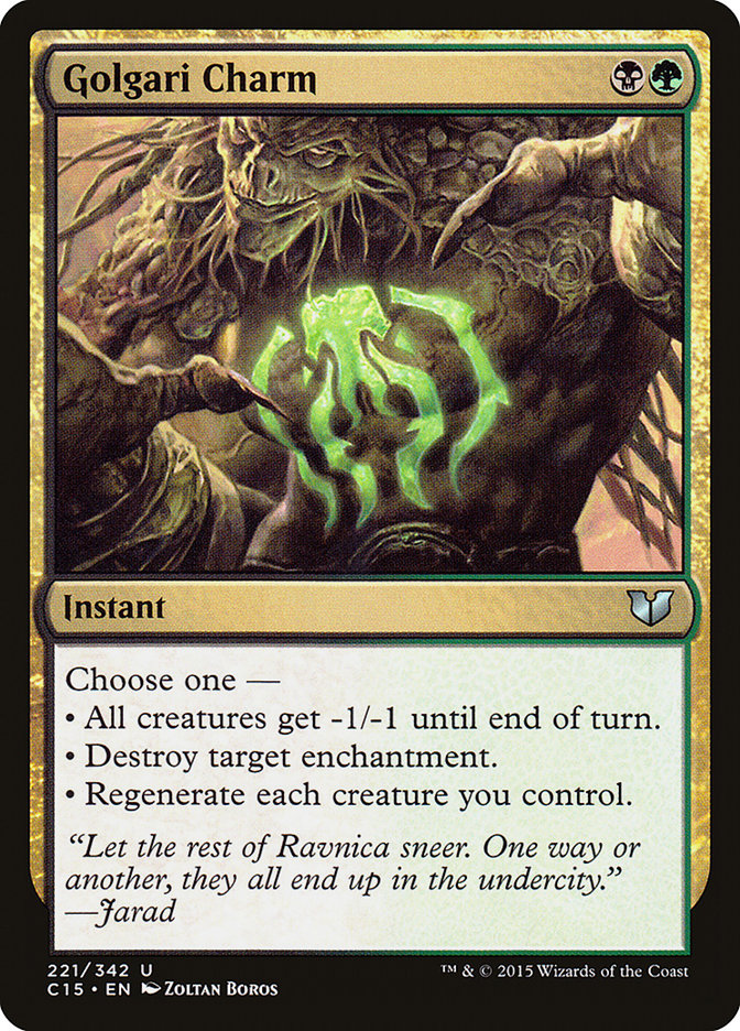 Golgari Charm [Commander 2015] | Game Master's Emporium (The New GME)