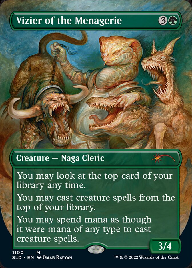 Vizier of the Menagerie (Borderless) [Secret Lair Drop Series] | Game Master's Emporium (The New GME)