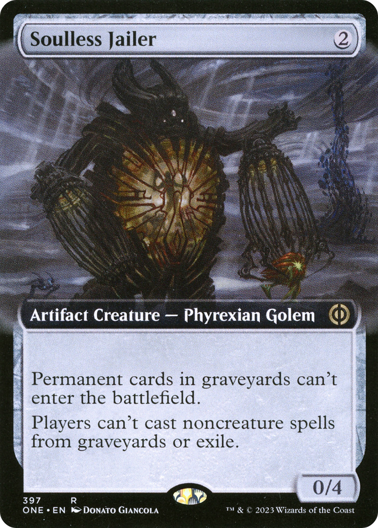 Soulless Jailer (Extended Art) [Phyrexia: All Will Be One] | Game Master's Emporium (The New GME)