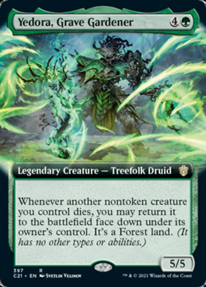 Yedora, Grave Gardener (Extended Art) [Commander 2021] | Game Master's Emporium (The New GME)