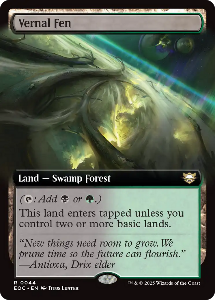 Vernal Fen (Extended Art) [Edge of Eternities Commander] | Game Master's Emporium (The New GME)