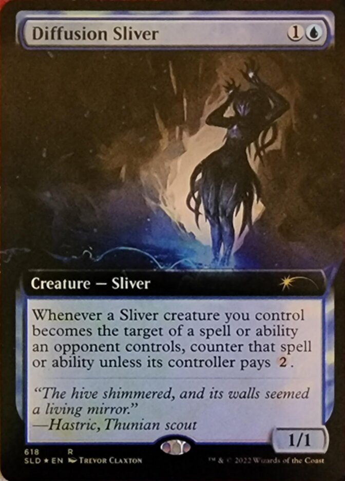 Diffusion Sliver (Extended Art) [Secret Lair Drop Promos] | Game Master's Emporium (The New GME)