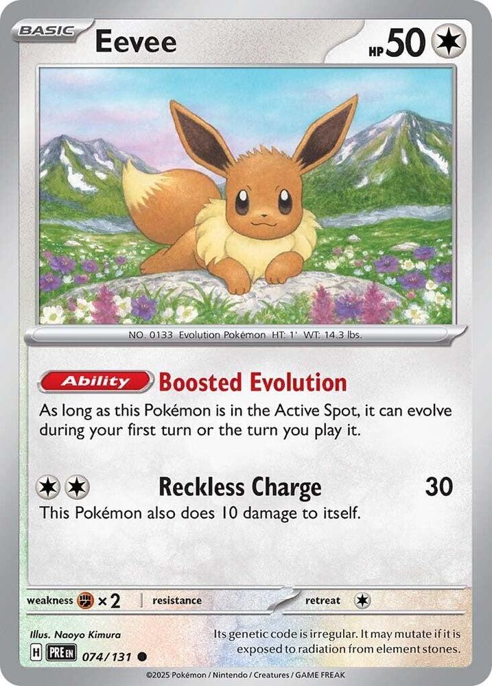 Eevee (074/131) [Scarlet & Violet: Prismatic Evolutions] | Game Master's Emporium (The New GME)