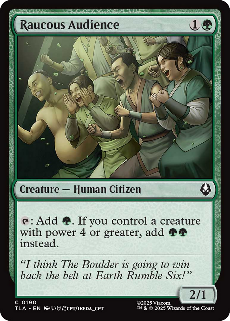 Raucous Audience [Avatar: The Last Airbender] | Game Master's Emporium (The New GME)