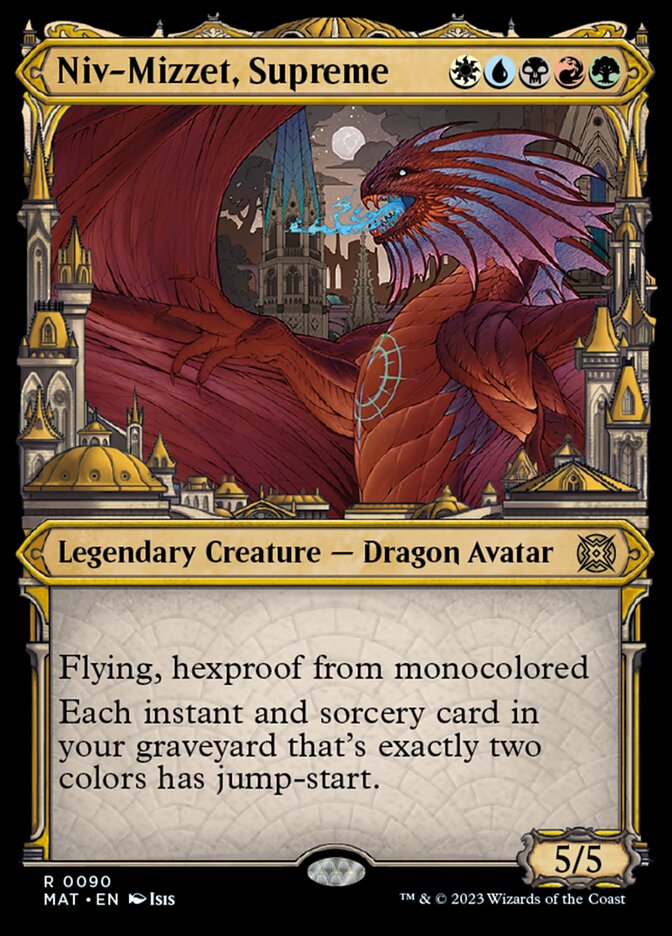 Niv-Mizzet, Supreme (Showcase) [March of the Machine: The Aftermath] | Game Master's Emporium (The New GME)