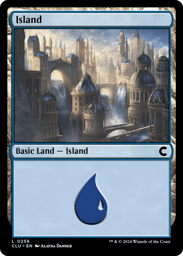 Island (0258) [Ravnica: Clue Edition] | Game Master's Emporium (The New GME)