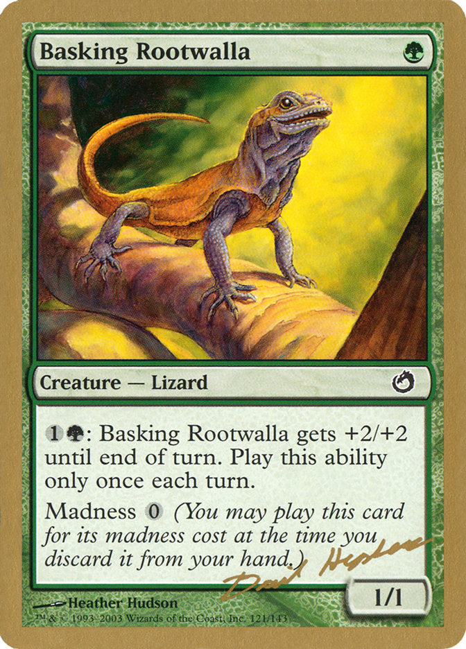 Basking Rootwalla (Dave Humpherys) [World Championship Decks 2003] | Game Master's Emporium (The New GME)