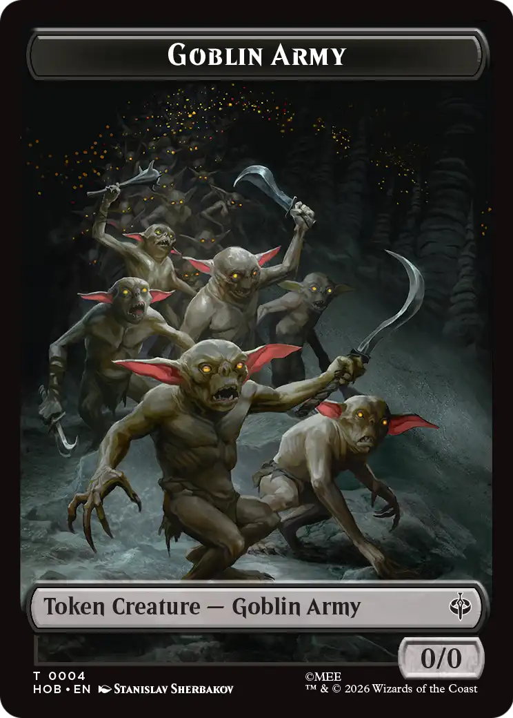 Human Soldier // Goblin Army (0004) Double-Sided Token [The Hobbit Tokens] | Game Master's Emporium (The New GME)