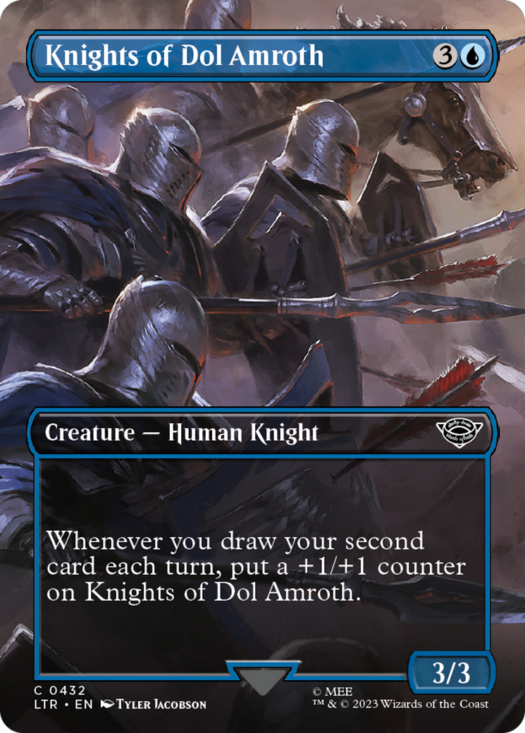Knights of Dol Amroth (Borderless Alternate Art) [The Lord of the Rings: Tales of Middle-Earth] | Game Master's Emporium (The New GME)