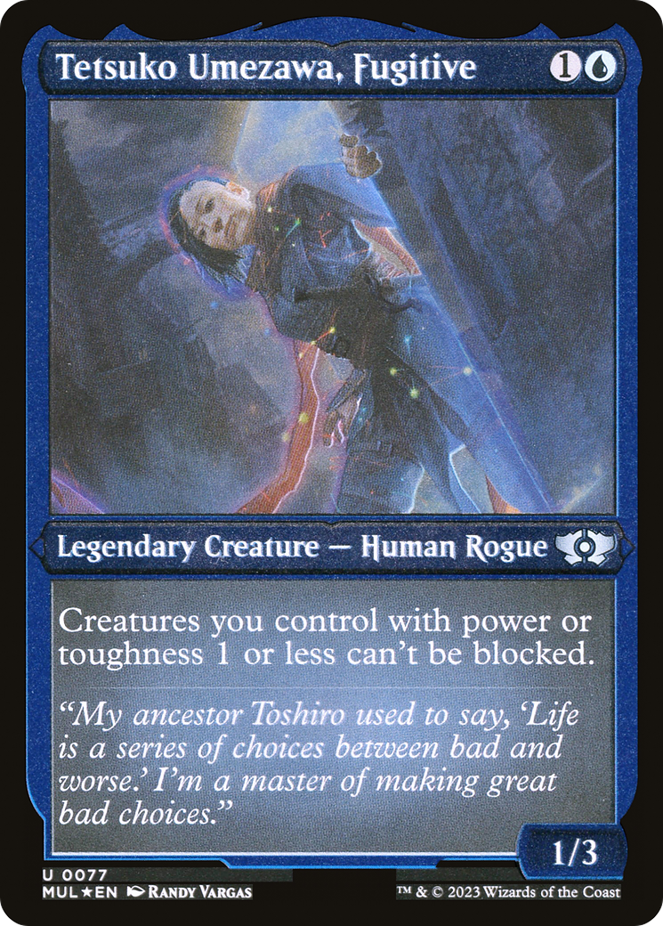 Tetsuko Umezawa, Fugitive (Foil Etched) [Multiverse Legends] | Game Master's Emporium (The New GME)