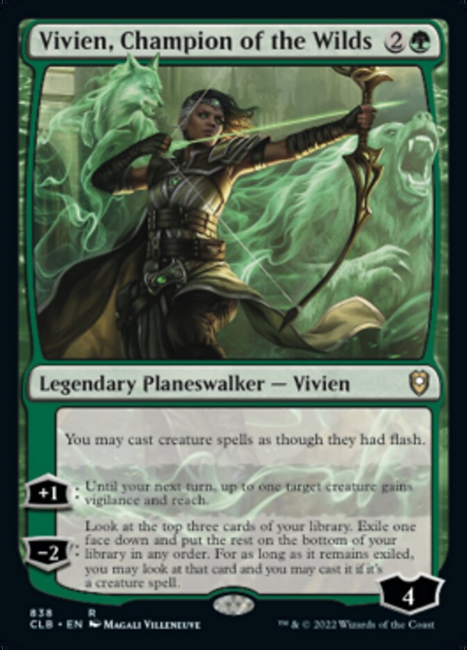 Vivien, Champion of the Wilds [Commander Legends: Battle for Baldur's Gate] | Game Master's Emporium (The New GME)