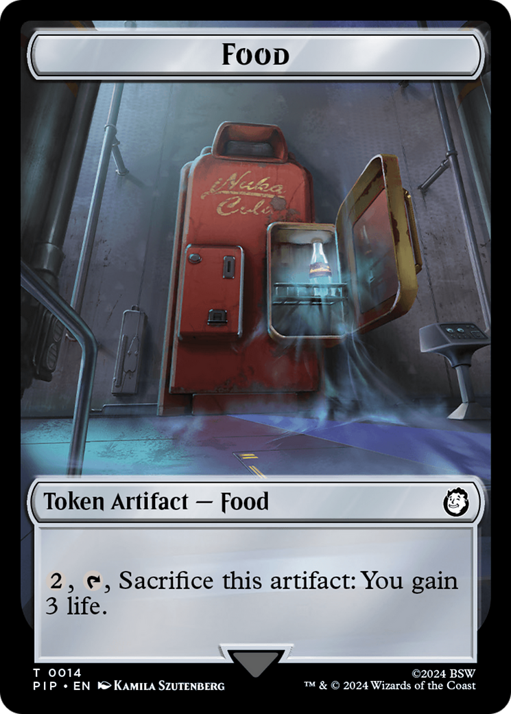 Food (0014) // Human Soldier Double-Sided Token [Fallout Tokens] | Game Master's Emporium (The New GME)