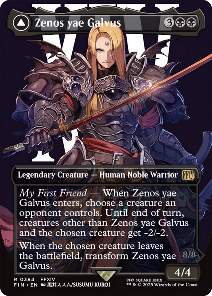 Zenos yae Galvus // Shinryu, Transcendent Rival (Borderless) [FINAL FANTASY] | Game Master's Emporium (The New GME)
