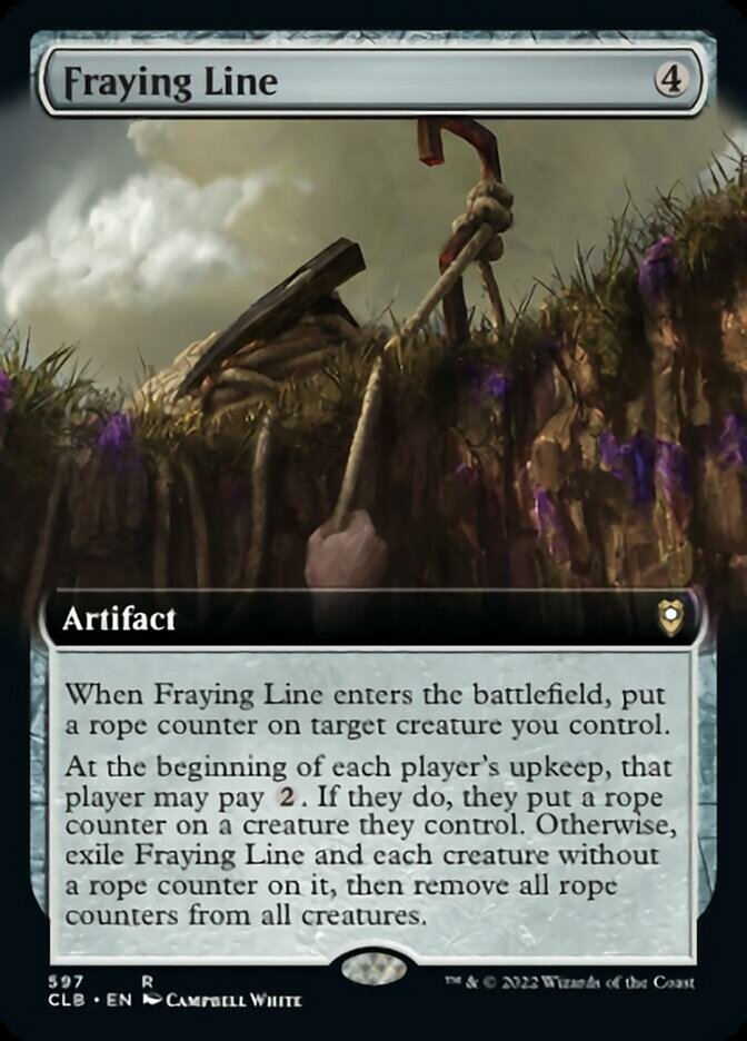 Fraying Line (Extended Art) [Commander Legends: Battle for Baldur's Gate] | Game Master's Emporium (The New GME)