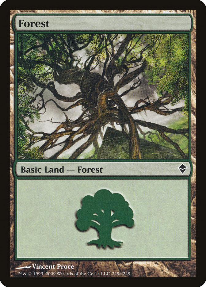 Forest (249a) [Zendikar] | Game Master's Emporium (The New GME)