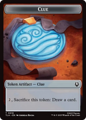 Clue (0018) // Food (0021) Double-Sided Tokens [Avatar: The Last Airbender Tokens] | Game Master's Emporium (The New GME)
