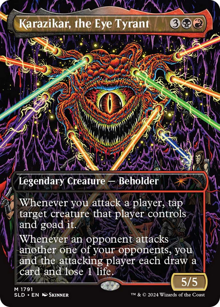 Karazikar, the Eye Tyrant (Rainbow Foil) [Secret Lair Drop Series] | Game Master's Emporium (The New GME)