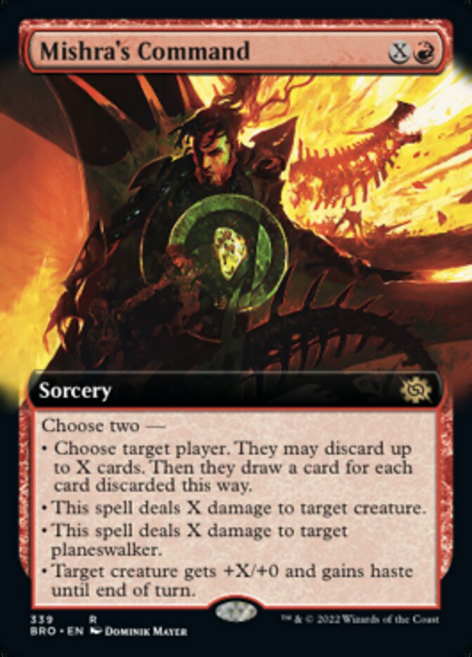 Mishra's Command (Extended Art) [The Brothers' War] | Game Master's Emporium (The New GME)