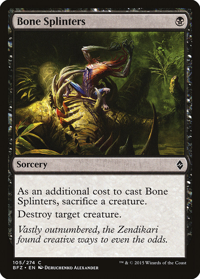 Bone Splinters [Battle for Zendikar] | Game Master's Emporium (The New GME)